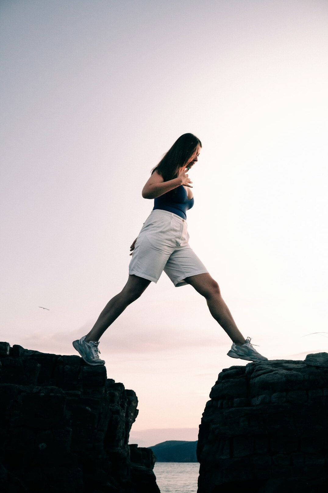 person facing challenge